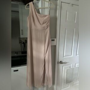 Light blush bridesmaid dress size 12!